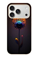 Le Balvo iPhone 17 Pro Uyumlu Büyülü Çiçek Baskılı Silikon Kılıf