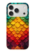 Le Balvo iPhone 17 Pro Uyumlu Efsun Renk Demeti Baskılı Silikon Kılıf