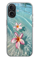 Le Balvo iPhone 17 Uyumlu Denizde Çiçekler Baskılı Silikon Kılıf