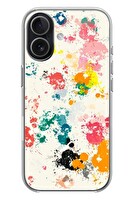 Le Balvo iPhone 17 Uyumlu Renkli Boyalar Baskılı Silikon Kılıf