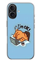 Le Balvo iPhone 17 Uyumlu l'M Ok Baskılı Silikon Kılıf