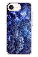 Le Balvo iPhone 17e Uyumlu Mor Bulutlar Baskılı Silikon Kılıf