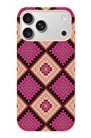 Le Balvo iPhone 17 Pro Max Uyumlu Pembe Yavrusu Motifleri Baskılı Silikon Kılıf