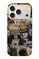 Le Balvo iPhone 17 Pro Uyumlu Ben Atatürk Kızıyım Baskılı Silikon Kılıf