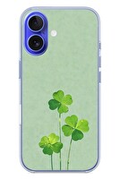 Le Balvo iPhone 16 Uyumlu Üçlü Yonca Baskılı Silikon Kılıf