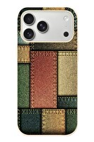 Le Balvo iPhone 17 Pro Max Uyumlu Kot Cepleri Baskılı Silikon Kılıf