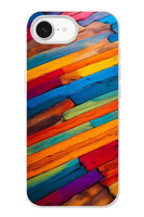 Le Balvo iPhone 16e Uyumlu Renk Geçişleri Baskılı Silikon Kılıf