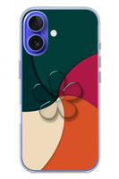 Le Balvo iPhone 16 Uyumlu Modern Yonca Renkleri Baskılı Silikon Kılıf