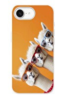 Le Balvo iPhone 16e Uyumlu Lamalar Baskılı Silikon Kılıf