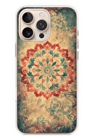 Le Balvo iPhone 16 Pro Max Uyumlu Ebru Çizgisel Baskılı Silikon Kılıf