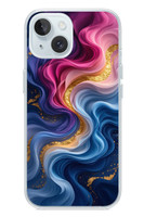 Le Balvo iPhone 15 Uyumlu Renk Katranı Baskılı Silikon Kılıf