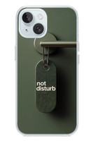 Le Balvo iPhone 15 Uyumlu Not Disturb Baskılı Silikon Kılıf