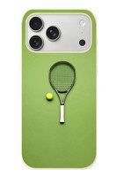 Le Balvo iPhone 17 Pro Max Uyumlu Tenis Raketi Baskılı Silikon Kılıf