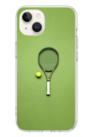 Le Balvo iPhone 13 - 14 Uyumlu Tenis Raketi Baskılı Silikon Kılıf