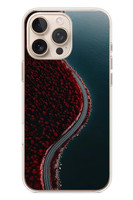 Le Balvo iPhone 16 Pro Max Uyumlu Sonbahar Yolu Baskılı Silikon Kılıf