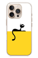 Le Balvo iPhone 16 Pro Uyumlu Dişi Kedi Baskılı Silikon Kılıf