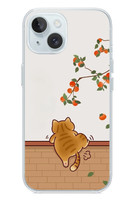 Le Balvo iPhone 15 Uyumlu Kedi Tırmanıyor Baskılı Silikon Kılıf