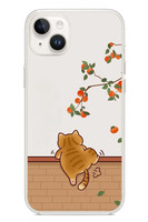 Le Balvo iPhone 14 Plus Uyumlu Kedi Tırmanıyor Baskılı Silikon Kılıf
