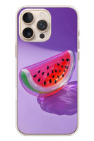 Le Balvo iPhone 16 Pro Max Uyumlu Karpuz Jelibon Baskılı Silikon Kılıf