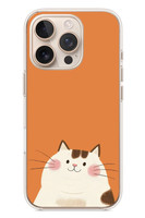 Le Balvo iPhone 16 Pro Uyumlu Kedi Baskılı Silikon Kılıf