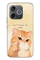 Le Balvo Honor 600 Uyumlu Dont Touch My Phone Baskılı Silikon Kılıf