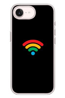 Le Balvo iPhone 17e Uyumlu Wifi Simgesi Baskılı Silikon Kılıf