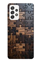 Le Balvo Samsung Galaxy A52 Uyumlu Puzzle Baskılı Silikon Kılıf