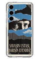 Le Balvo Samsung Galaxy S24 FE Uyumlu Savaşın Ustası Atatürk Baskılı Silikon Kılıf