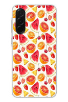 Le Balvo Samsung Galaxy A36 Uyumlu Karpuz ve Kan Portakalı Baskılı Silikon Kılıf
