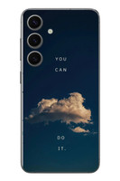 Le Balvo Samsung Galaxy S24 Uyumlu You Can Do İt Baskılı Silikon Kılıf
