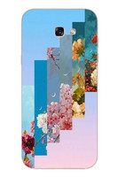 Le Balvo Samsung Galaxy A7 2017 Uyumlu Dik Çiçek Tabloları Baskılı Silikon Kılıf