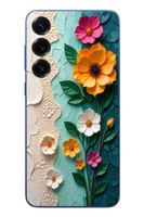 Le Balvo Samsung Galaxy S25 Plus Uyumlu Güzel Modern Çiçekler Baskılı Silikon Kılıf