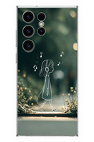 Le Balvo Samsung Galaxy S23 Ultra Uyumlu Neon Kız Çocugu Baskılı Silikon Kılıf