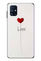 Le Balvo Le Balvo Samsung Galaxy M51 Uyumlu Love Aşk Baskılı Silikon Kılıf