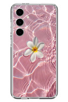 Le Balvo Samsung Galaxy S24 FE Uyumlu Dalgalı Papatya Baskılı Silikon Kılıf