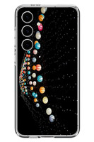 Le Balvo Samsung Galaxy S24 FE Uyumlu Gezegenlerin Dansı Baskılı Silikon Kılıf