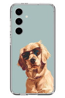Le Balvo Samsung Galaxy S24 FE Uyumlu Karizmatik Köpek Baskılı Silikon Kılıf