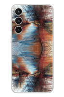 Le Balvo Samsung Galaxy S23 FE Uyumlu Karışık Çizgiler Baskılı Silikon Kılıf
