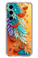 Le Balvo Samsung Galaxy S24 FE Uyumlu Pastoral Çicekler Baskılı Silikon Kılıf