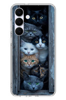 Le Balvo Samsung Galaxy S25 FE Uyumlu Yavru Kediler Baskılı Silikon Kılıf