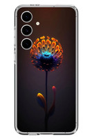 Le Balvo Samsung Galaxy S24 FE Uyumlu Büyülü Çiçek Baskılı Silikon Kılıf