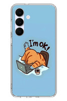 Le Balvo Samsung Galaxy S25 FE Uyumlu l'M Ok Baskılı Silikon Kılıf