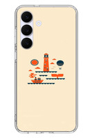 Le Balvo Samsung Galaxy S25 FE Uyumlu Sade Tatil Baskılı Silikon Kılıf