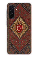 Le Balvo Samsung Galaxy A36 Uyumlu Türkiye Bayraklı Halı Baskılı Silikon Kılıf
