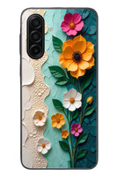 Le Balvo Samsung Galaxy A17 Uyumlu Güzel Modern Çiçekler Baskılı Silikon Kılıf