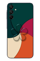 Le Balvo Samsung Galaxy A15 Uyumlu Modern Yonca Renkleri Baskılı Silikon Kılıf