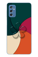 Le Balvo Samsung Galaxy M52 Uyumlu Modern Yonca Renkleri Baskılı Silikon Kılıf