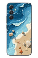 Le Balvo Samsung Galaxy A54 Uyumlu Deniz Yıldızı Tatilde Baskılı Silikon Kılıf
