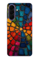 Le Balvo Samsung Galaxy A57 Uyumlu Gökkuşağı Renkli Kaldırım Baskılı Silikon Kılıf