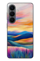 Le Balvo Samsung Galaxy S26 Uyumlu Renkli Pastel Günbatımı Baskılı Silikon Kılıf